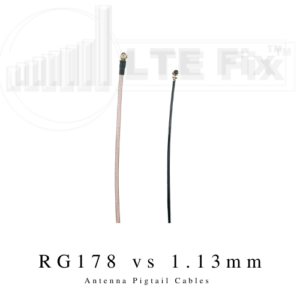 Antenna Pigtail Cables RG178 vs 1.13mm