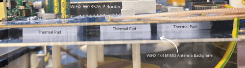 Thermal Pad Router Install Example