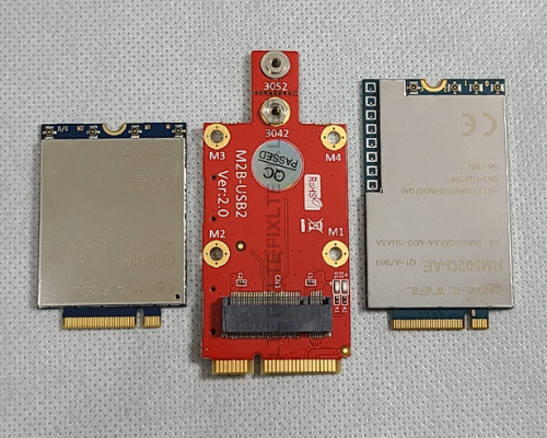 Mini-PCIe to M.2 (NGFF) Key B 4G 5G Modem Adapter with Dual SIM Slot LTEFIX 2
