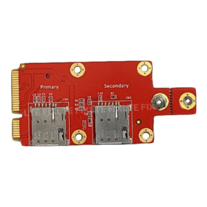 Mini-PCIe to M.2 (NGFF) Key B 4G 5G Modem Adapter with Dual SIM Slot LTEFIX SIM SLOTS