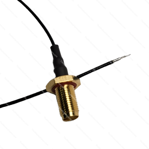 The Wireless Haven - SMA Female Bulkhead to Solder Prepped Wire End 10 inch (25cm) 1.13mm Pigtail Cable-2