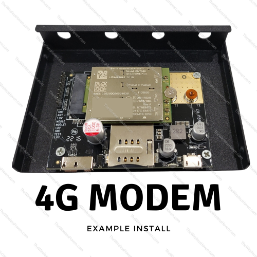USB3 to M.2 Key B 4G 5G Modem Adapter Enclosure with SIM Card Slot - V7 - Sierra Quectel Fibcom SimCOM 5G Supported-4GModem-Example