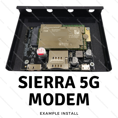 USB3 to M.2 Key B 4G 5G Modem Adapter Enclosure with SIM Card Slot - V7 - Sierra Quectel Fibcom SimCOM 5G Supported-Sierra5GModem-Example