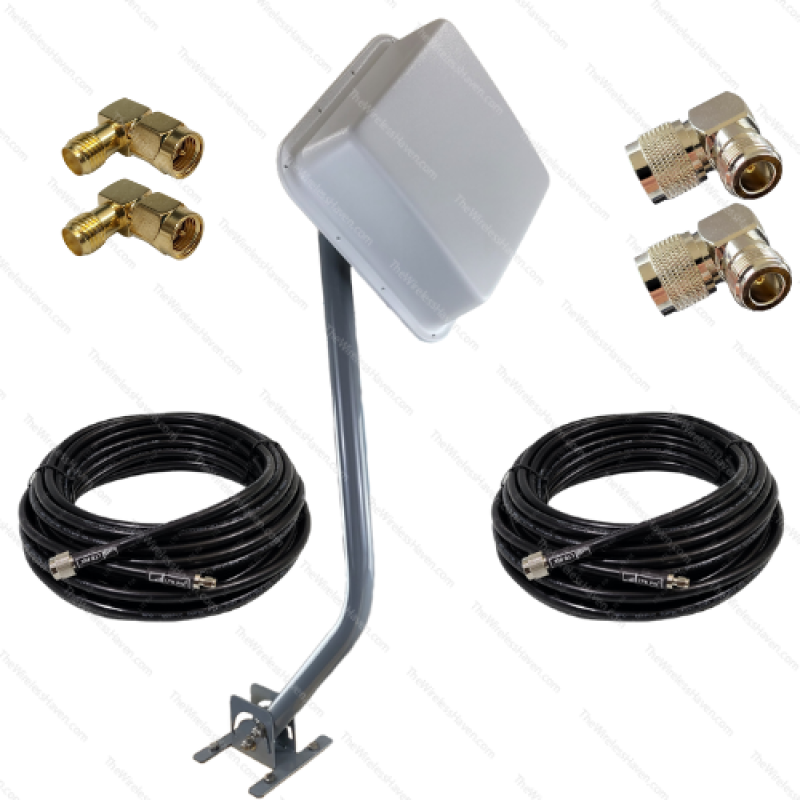 2x2 MIMO High Power Antenna Bundle for Cellular 4G and 5G Routers Hotspots CPEs-WirelessHaven